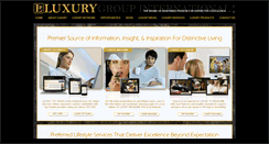 Desktop Screenshot of luxurygroupintl.com